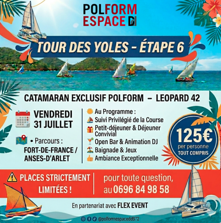 Catamaran exclusif Polform - Tour des yoles