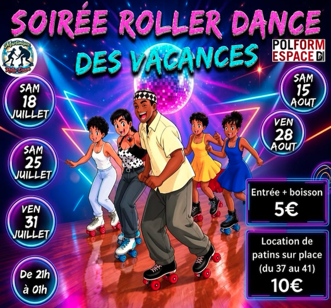 Soirée roller dance des vacances
